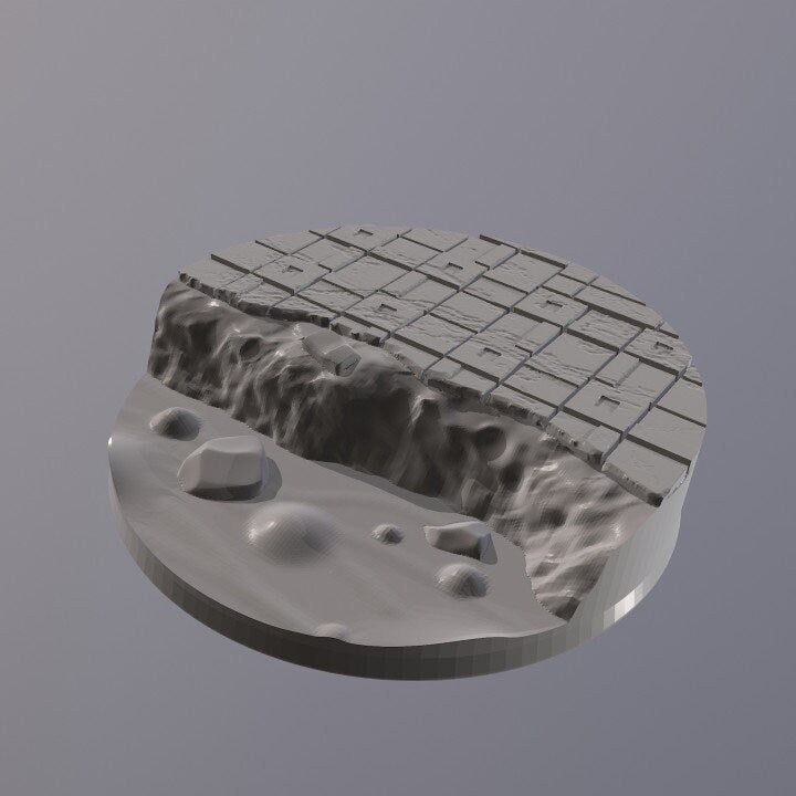 Lava Diorama Base (60 mm)