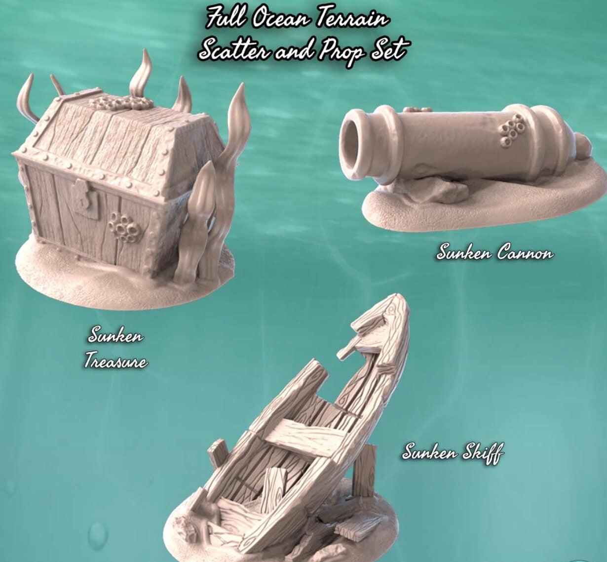 Sea / Ocean Scatter Terrain & Props