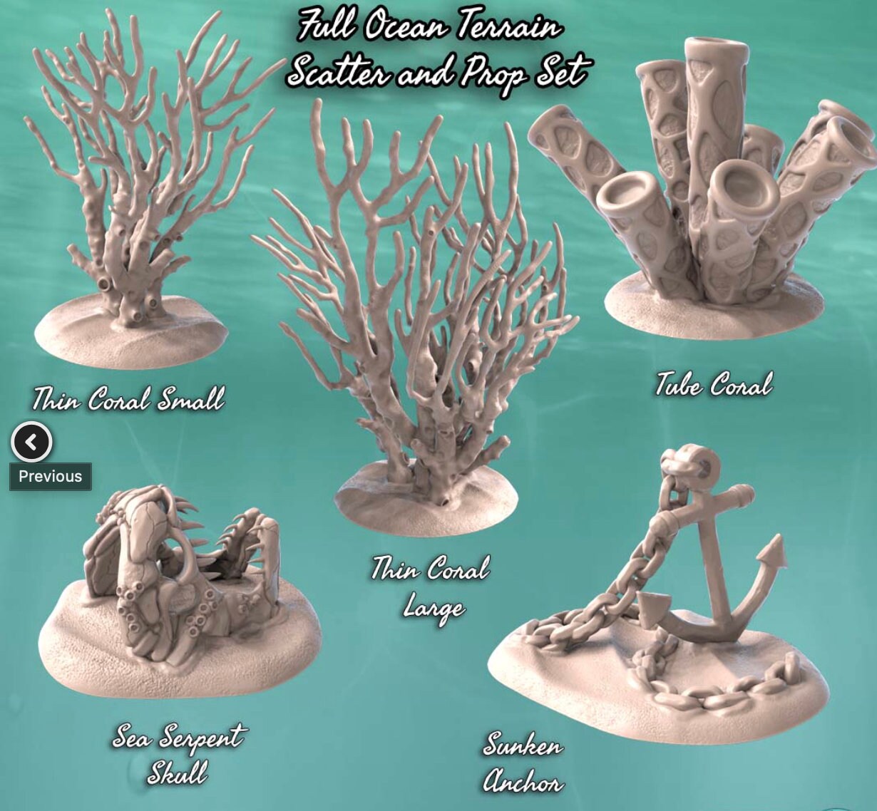 Sea / Ocean Scatter Terrain & Props