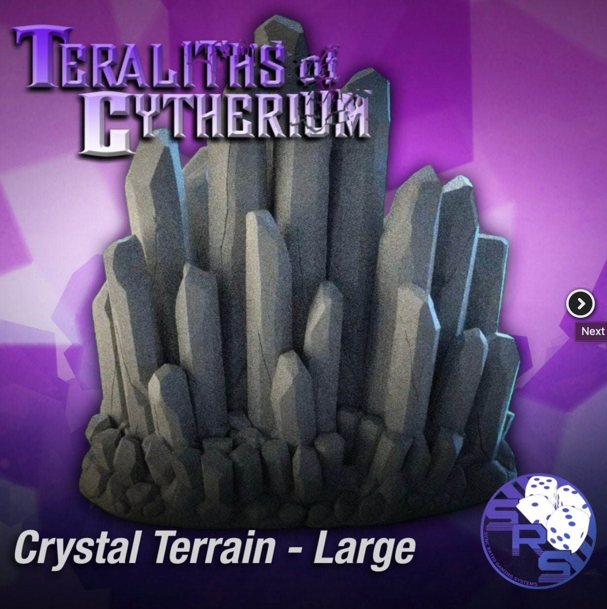 Crystal scatter Terrain