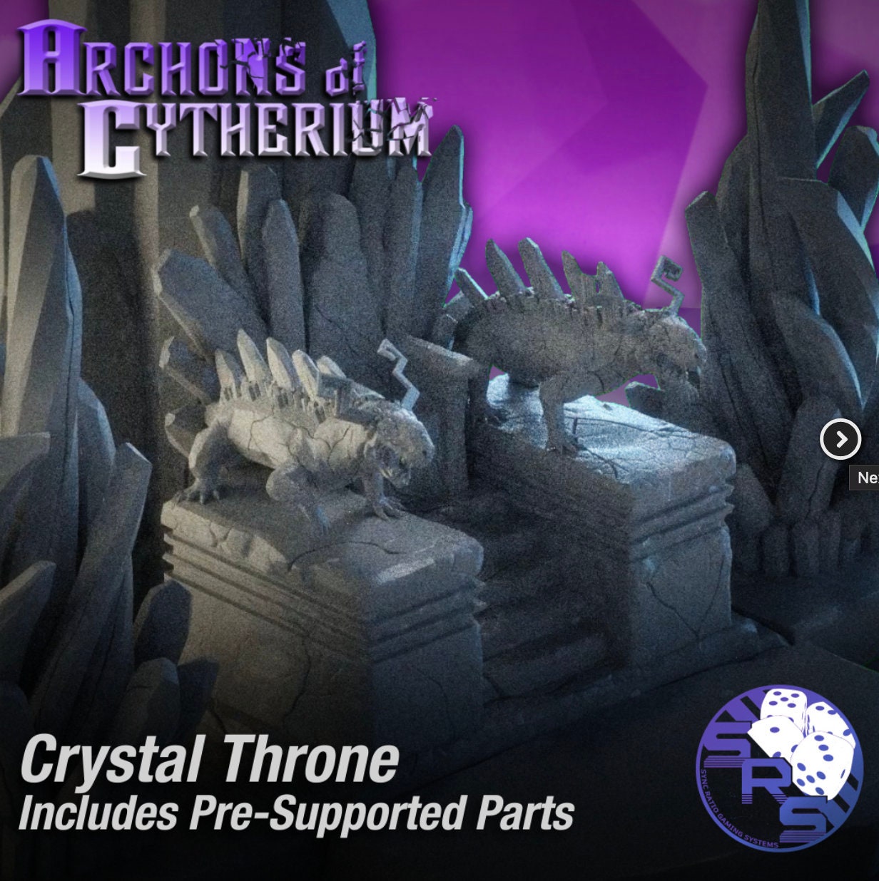 Crystal Terrain Throne Piece