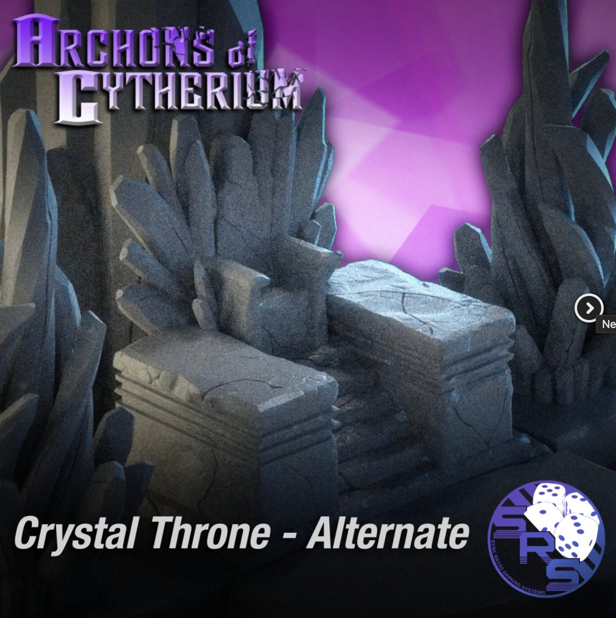 Crystal Terrain Throne Piece