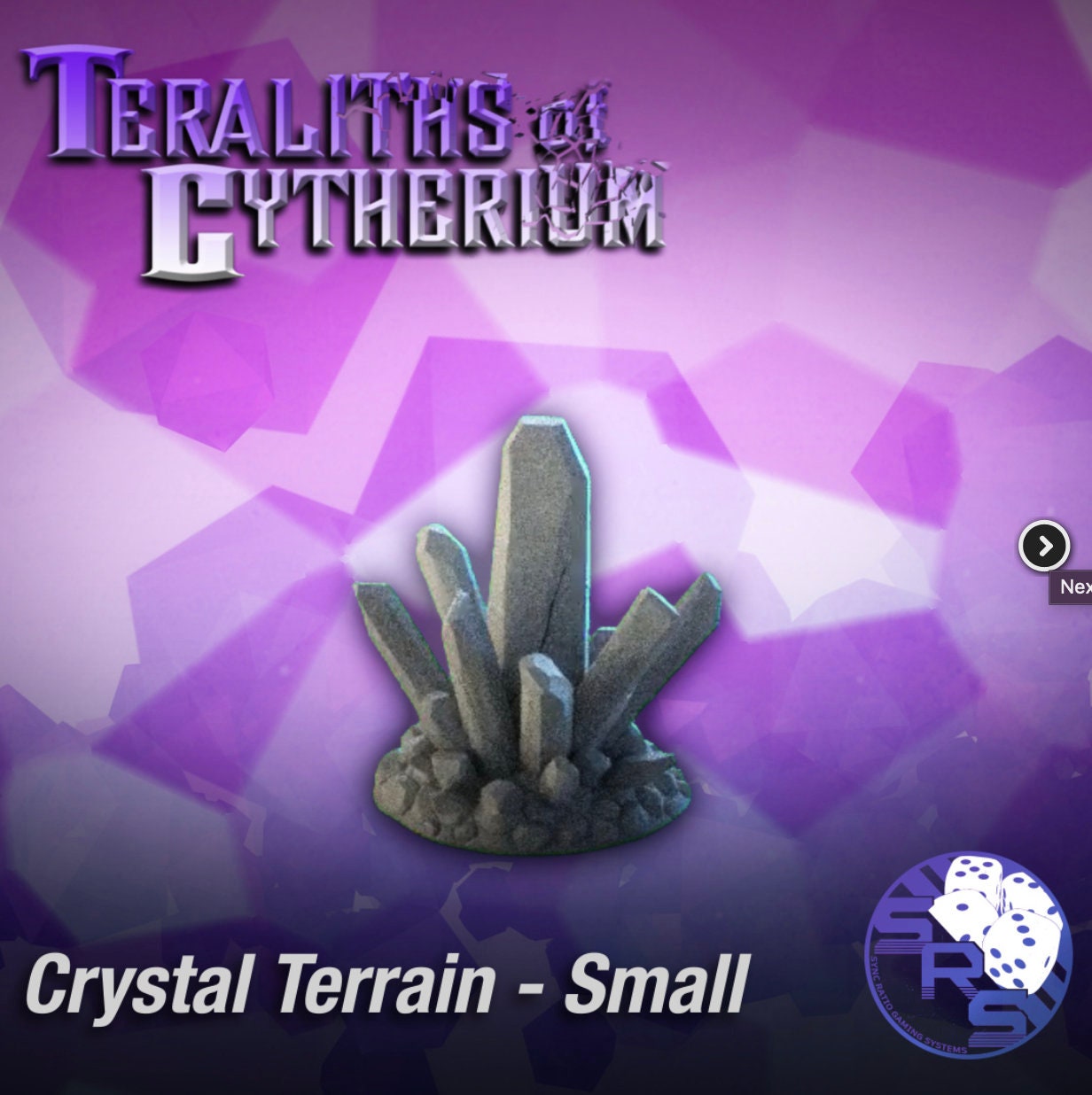 Crystal scatter Terrain