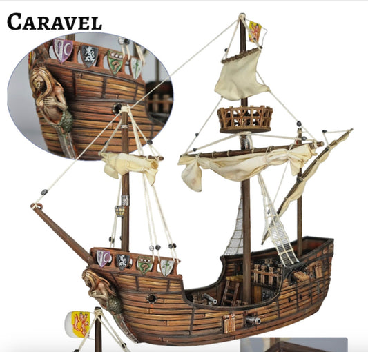 Caravel Ship Boat- Rum & Razing