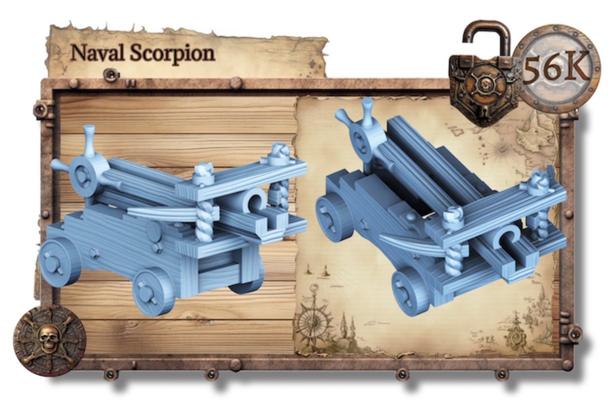 Mortar/Scorpion Artillery War Machines  - Rum & Razing