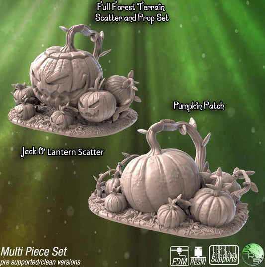 Forest Scatter Terrain Pond - Jack o Lantern