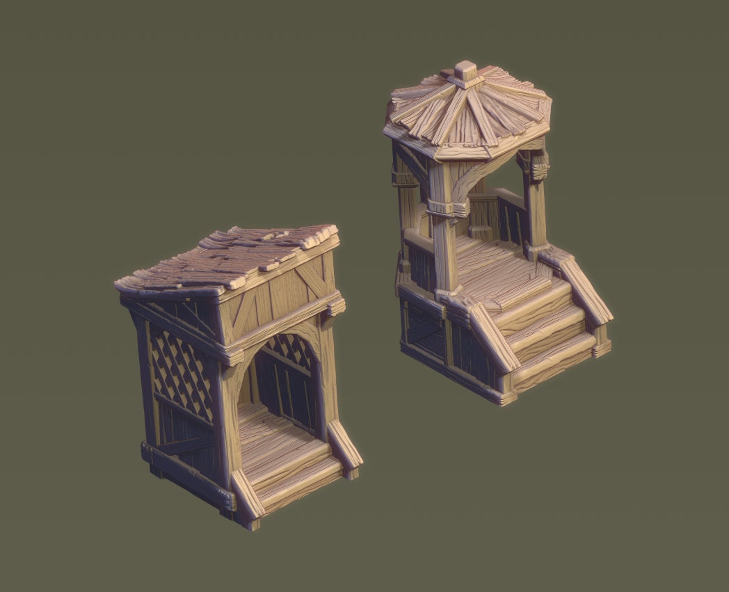 Enemy Guard Posts Guard Posts – Lorecom Miniatures | Assets, Bases, Figures, Terrain for RPGs