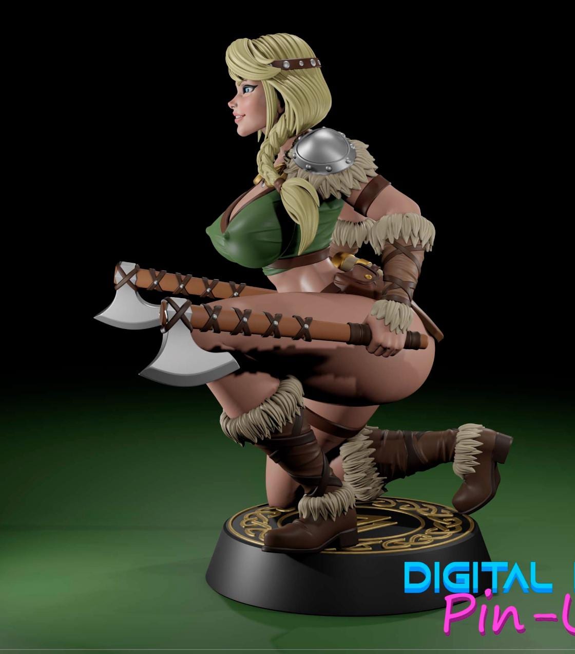 NSFW Viking sexy girl nsfw tabletop sexy nsfw lady RPG gamer girl nude nsfw naked miniature – image 2