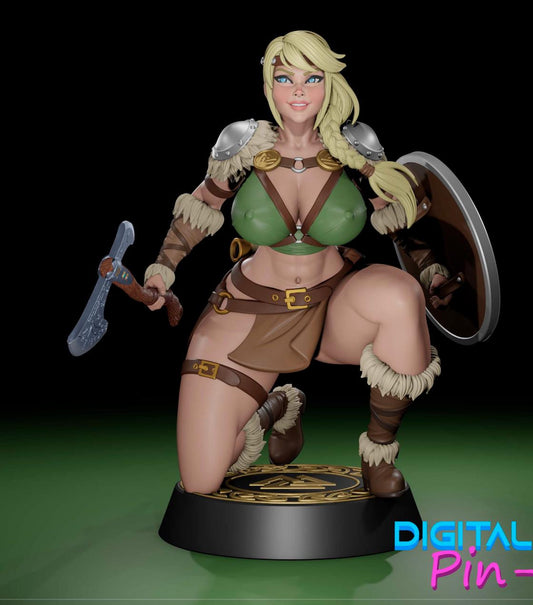 NSFW Viking sexy girl nsfw tabletop sexy nsfw lady RPG gamer girl nude nsfw naked miniature – image 1