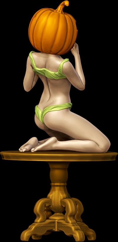 NSFW Pumpkin sexy girl nsfw tabletop sexy nsfw lady RPG girl nude nsfw naked miniature – image 3