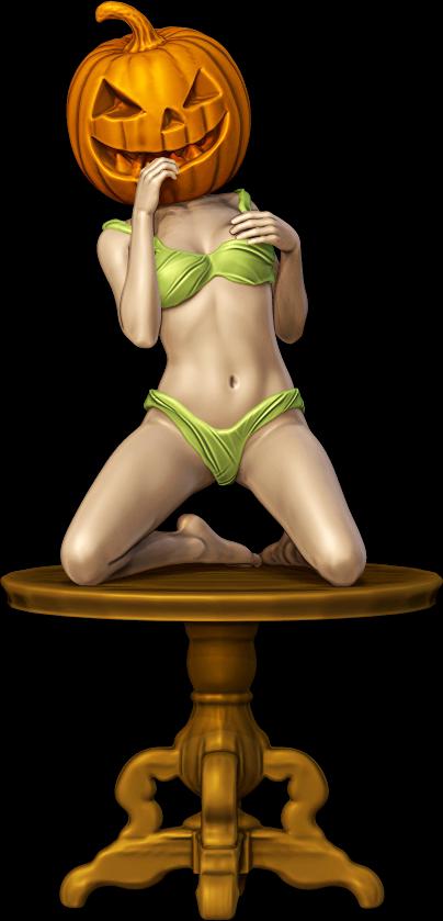 NSFW Pumpkin sexy girl nsfw tabletop sexy nsfw lady RPG girl nude nsfw naked miniature – image 4