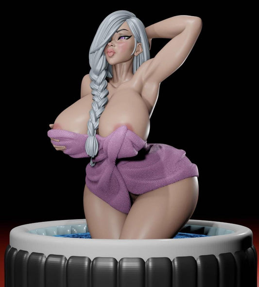 Mei Mei Pin Up: Detailed Resin Tabletop RPG Model – image 1