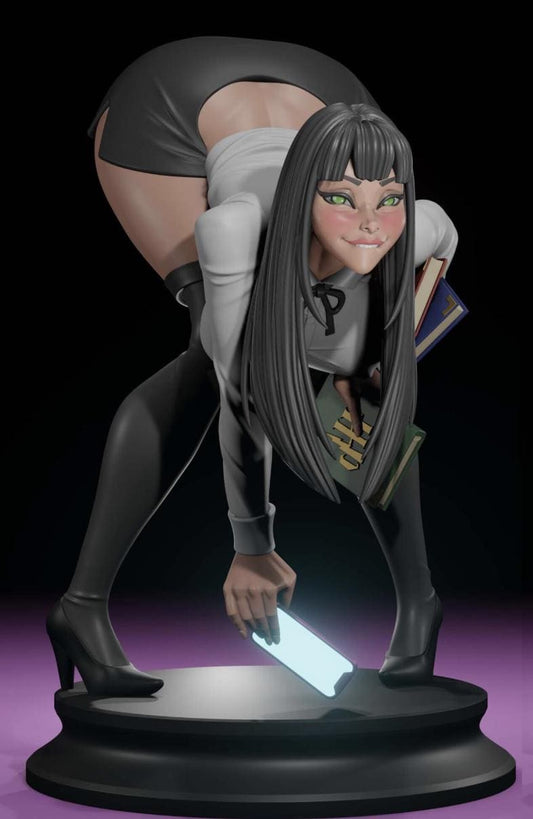 NSFW Office Girl nsfw tabletop sexy nsfw lady RPG gamer girl nude nsfw naked miniature – image 1