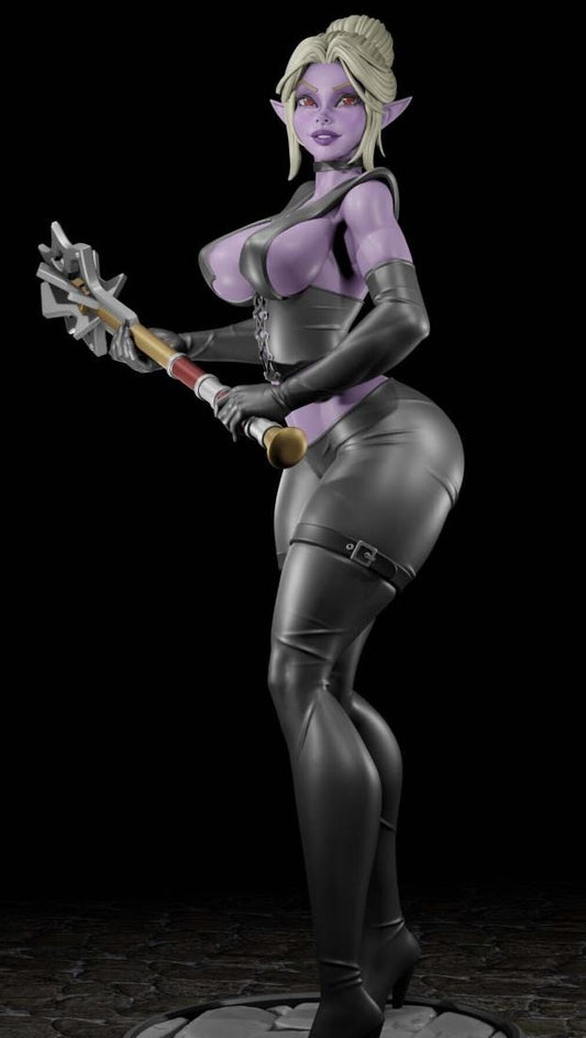 Minthara Pin-Up Miniature: Detailed Resin RPG Gamer Girl Figurine – image 1