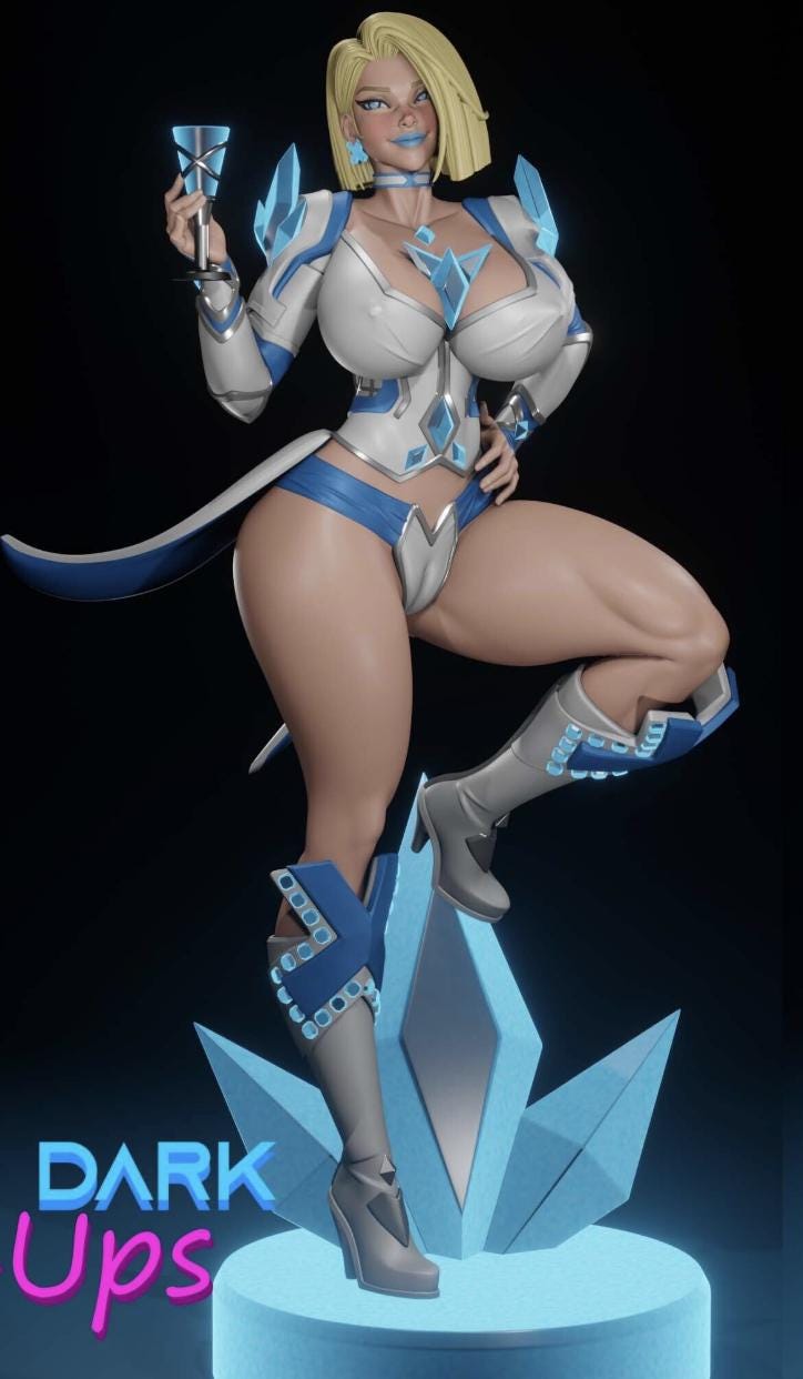 NSFW Emma tabletop sexy nsfw lady RPG gamer girl nude nsfw naked miniature – image 1