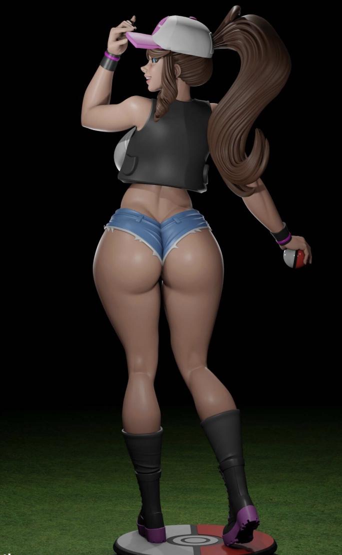 Trainer Pin-Up Miniature: Detailed Resin RPG Gamer Girl – image 3