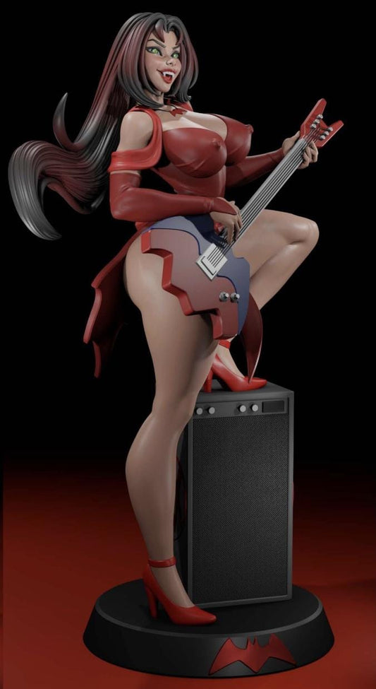 Thorn Hex Girl Pin-Up Miniature: Detailed Resin RPG Gamer Girl – image 1