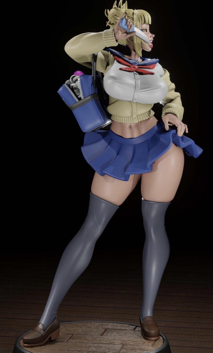 Himiko Toga Pin-Up Miniature: Detailed Resin RPG Gamer Girl – image 2