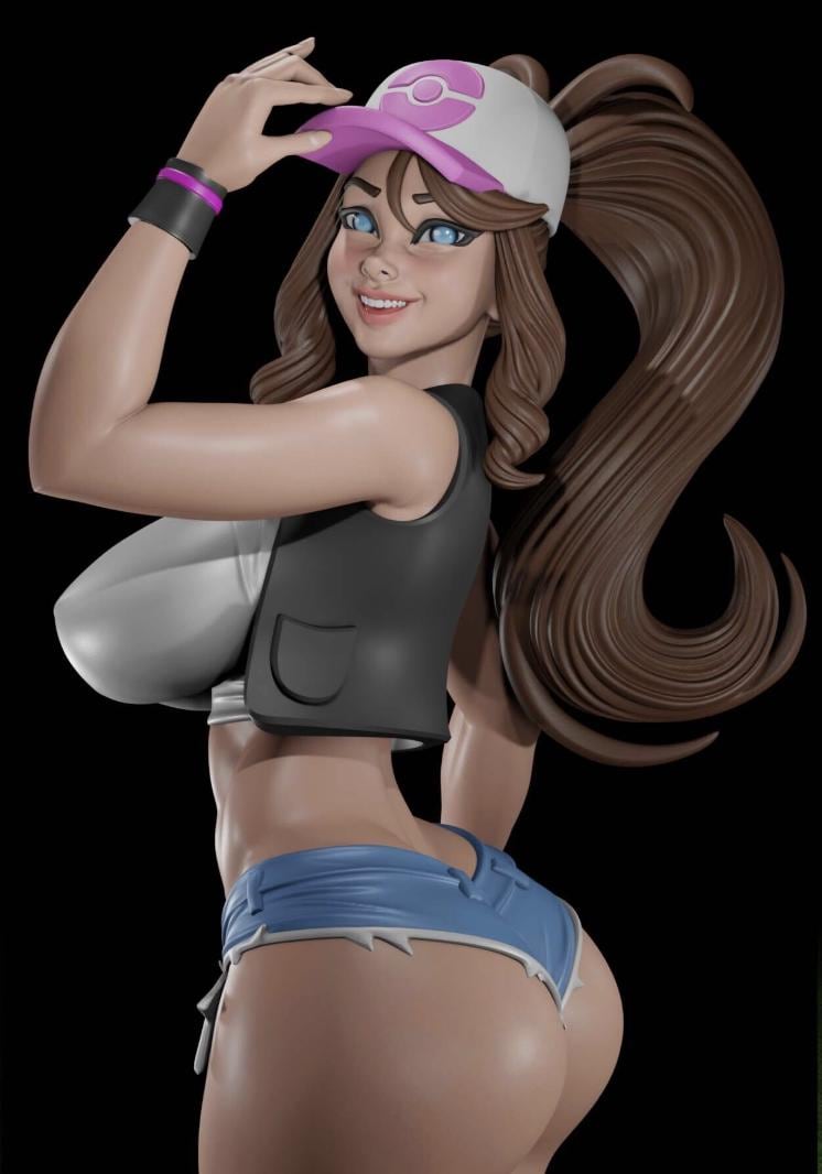 Trainer Pin-Up Miniature: Detailed Resin RPG Gamer Girl – image 1