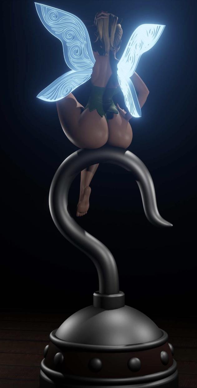 Hook Fairy Pin-Up Miniature: Detailed Resin RPG Gamer Girl – image 2