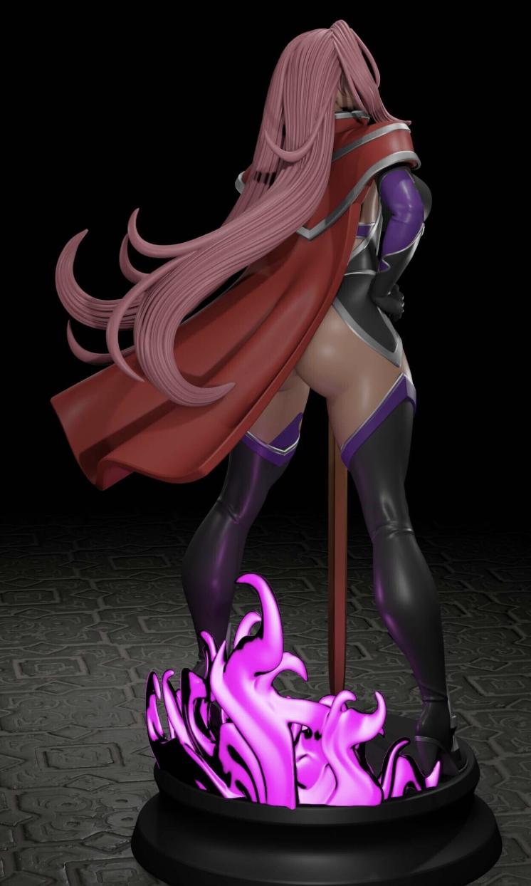 Hell Knight Ingrid Pin-Up Miniature: Detailed Resin RPG Gamer Girl – image 3