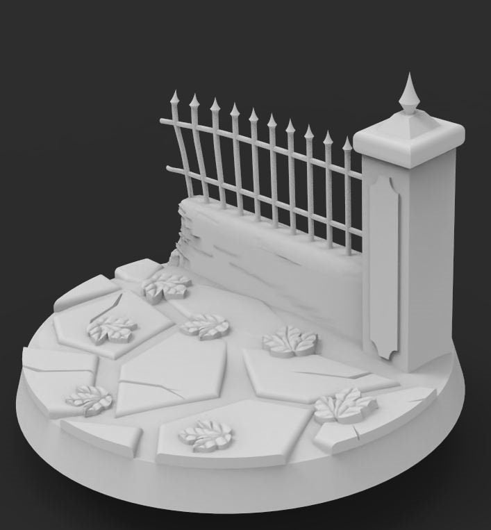 Graveyard - Vampire Theme Bases - ideal for Dungeons and Dragons and other Tabletop RPGs/ Wargaming