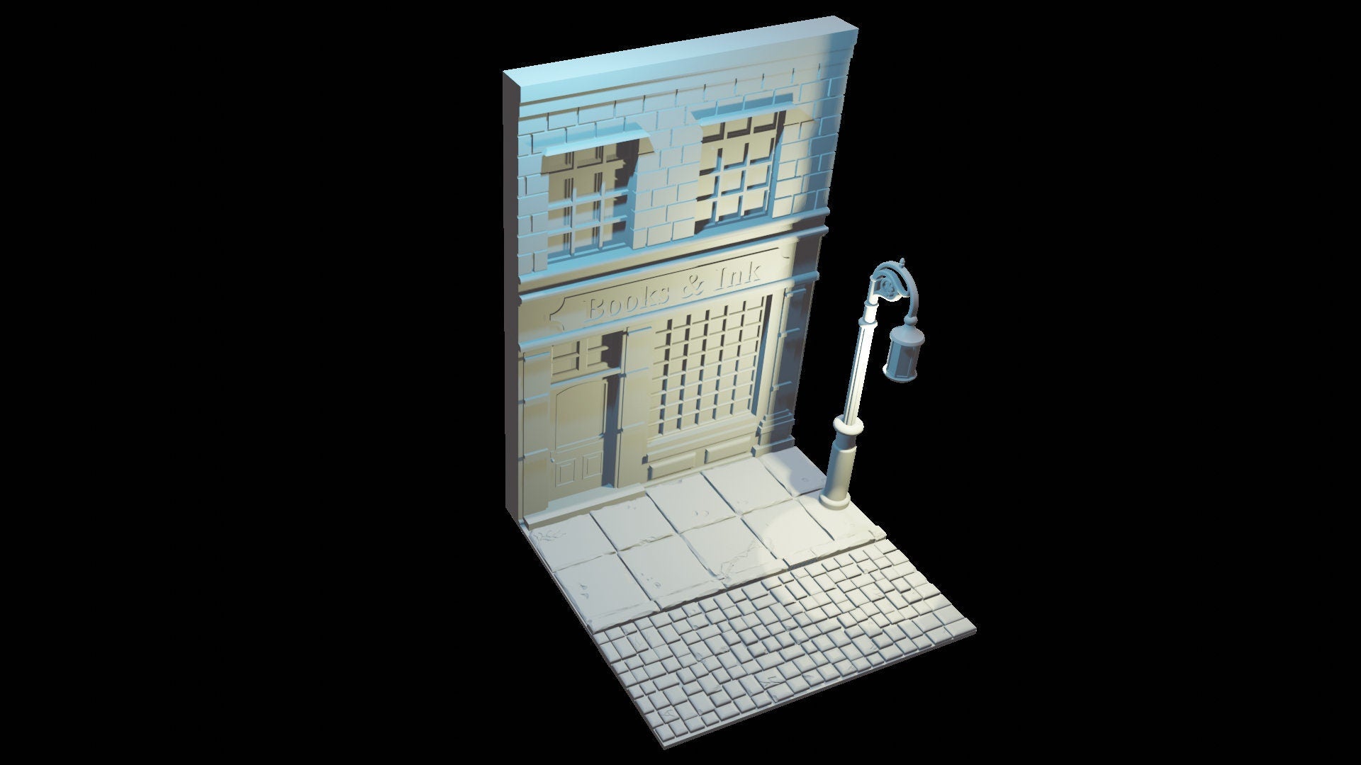 Cool Rag Base Building Modern Street Building Base – Lorecom Miniatures | Assets, Bases ...