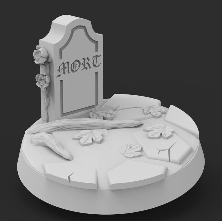 Graveyard - Vampire Theme Bases - ideal for Dungeons and Dragons and other Tabletop RPGs/ Wargaming