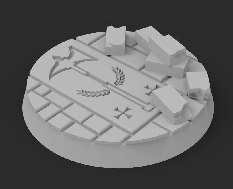 Ruin Theme Bases - ideal for Dungeons and Dragons and other Tabletop RPGs/ Wargaming