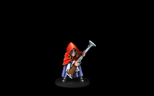 Red riding hood and Big bad Wolf (32mm) - Angry Princesses - ideal for Dungeons and Dragons and other Tabletop RPGs