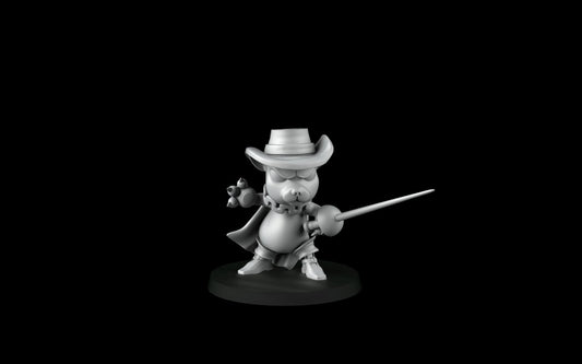 Puss in boots (32mm) - Angry Princesses - ideal for Dungeons and Dragons and other Tabletop RPGs