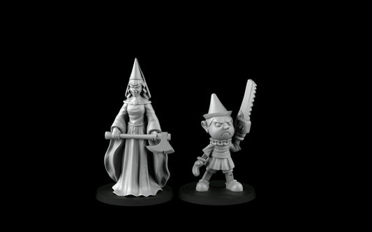 Pinocchio with fairy godmother (32mm) - Angry Princesses - ideal for Dungeons and Dragons and other Tabletop RPGs