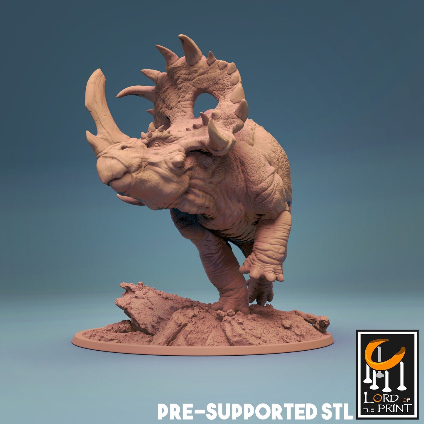 Sinoceratops -Lord of the Print - ideal for Dungeons and Dragons and other Tabletop RPGs/D&D/ Wargaming