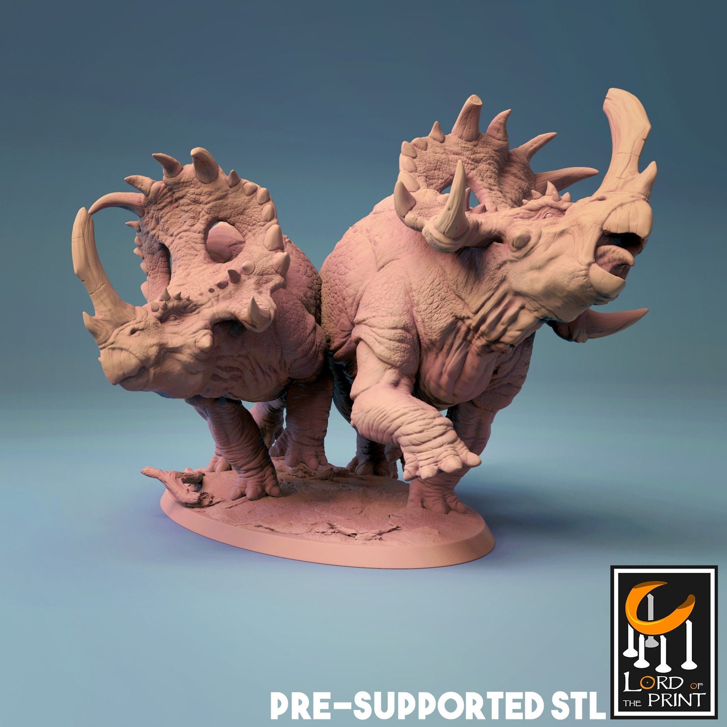 Sinoceratops -Lord of the Print - ideal for Dungeons and Dragons and other Tabletop RPGs/D&D/ Wargaming