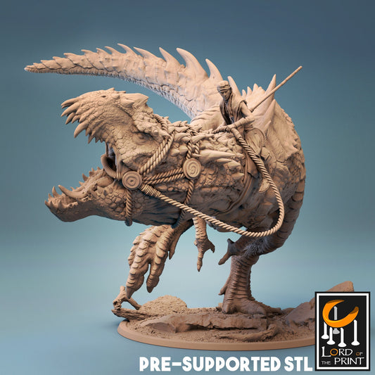 T-Rex - Lord of the Print - ideal for Dungeons and Dragons and other Tabletop RPGs/