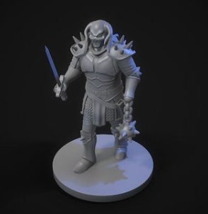 Knight with Sword/Shield and Mace