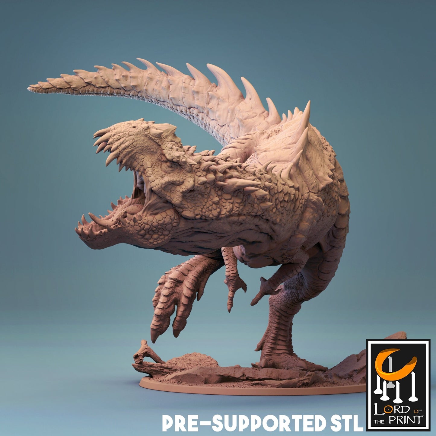 T-Rex - Lord of the Print - ideal for Dungeons and Dragons and other Tabletop RPGs/