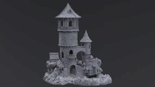 Dice Tower - The Ruined Keep - ideal for Dungeons and Dragons and other Tabletop RPGs/D&D/Wargaming