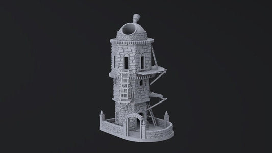 Astronomy Dice Tower - The Observatorium - ideal for Dungeons and Dragons and other Tabletop RPGs/D&D/Wargaming