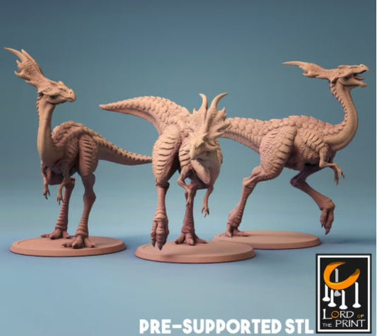 Raptors - Lord of the Print - ideal for Dungeons and Dragons and other Tabletop RPGs/Wargaming/D&D