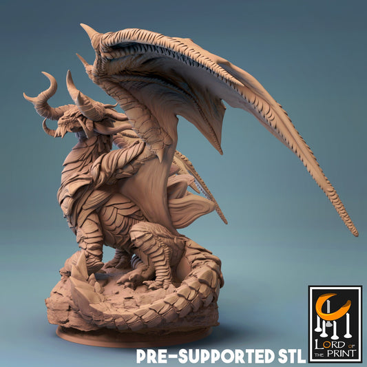 Elder Cloud Dragon - Lord of the Print - ideal for Dungeons and Dragons and other Tabletop RPGs/Wargaming/D&D