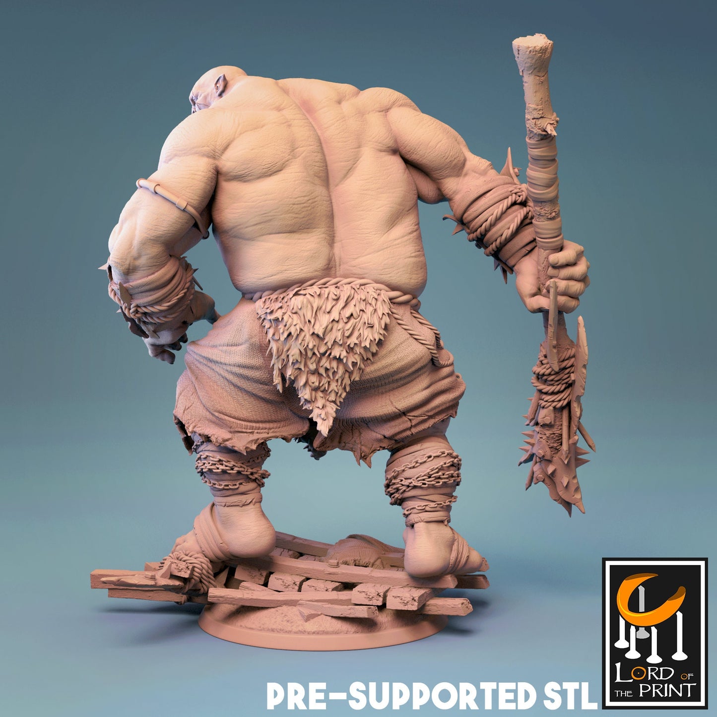 Ogre - Lord of the Print - ideal for Dungeons and Dragons and other Tabletop RPGs/Wargaming/D&D