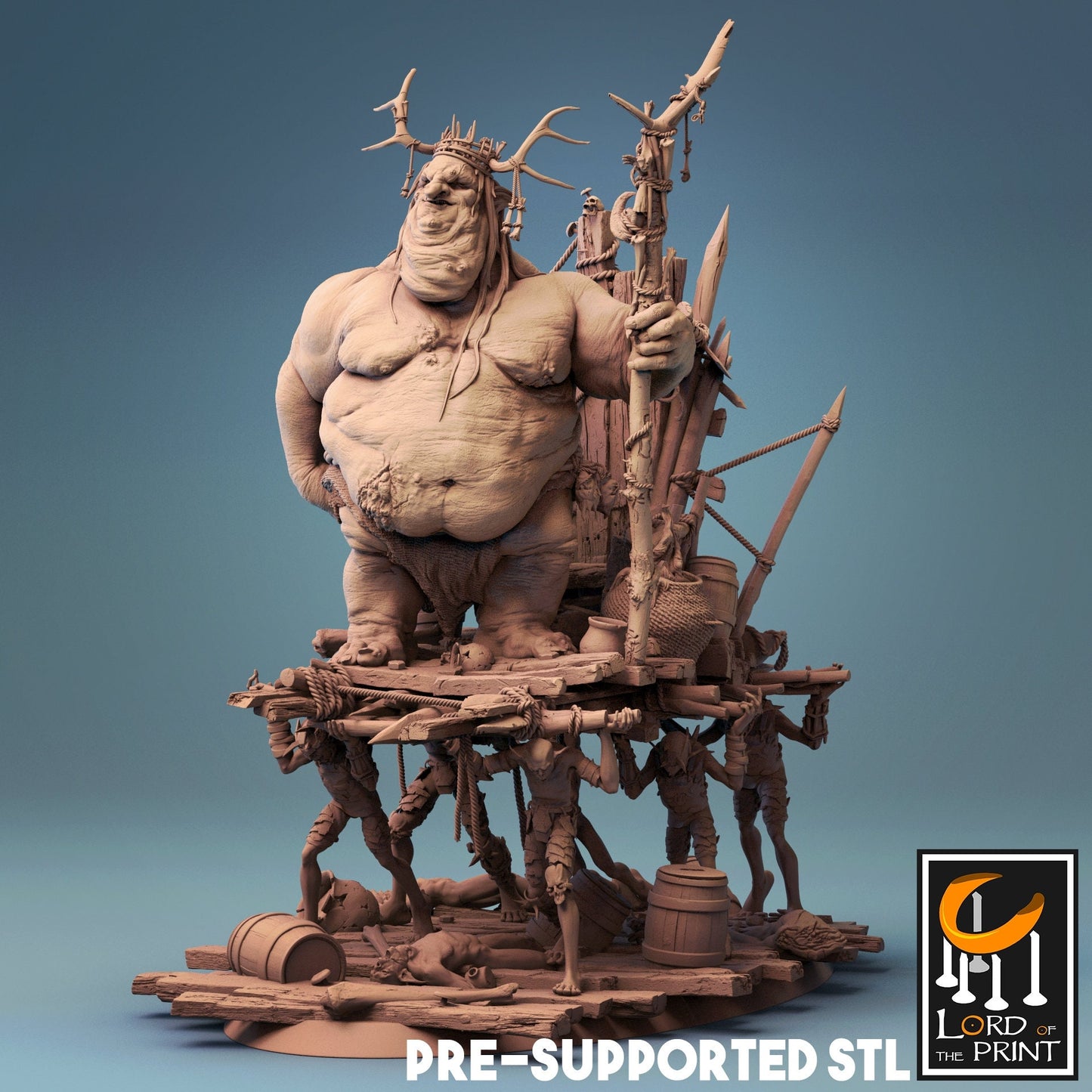 Ogre king palanquin - Lord of the Print