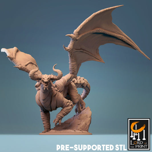 Adult Cloud Dragon - Lord of the Print - ideal for Dungeons and Dragons and other Tabletop RPGs/Wargaming/D&D