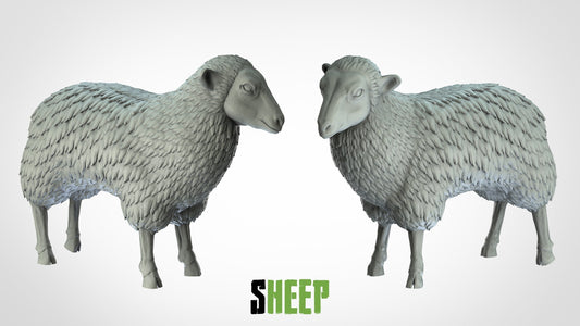 Sheep Miniature - ideal for Dungeons and Dragons and other Tabletop RPGs/Wargaming/D&D