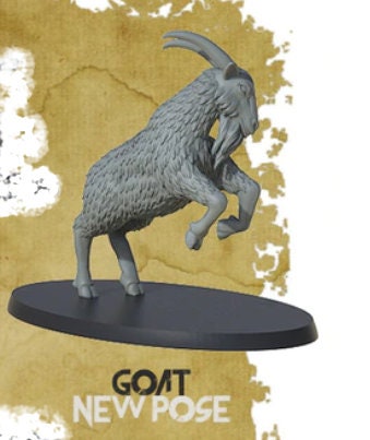 Goat - ideal for Dungeons and Dragons and other Tabletop RPGs/Wargaming/D&D