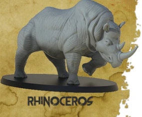 Rhinoceros - ideal for Dungeons and Dragons and other Tabletop RPGs/Wargaming/D&D