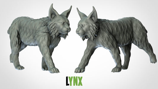 Lynx - ideal for Dungeons and Dragons and other Tabletop RPGs/Wargaming/D&D