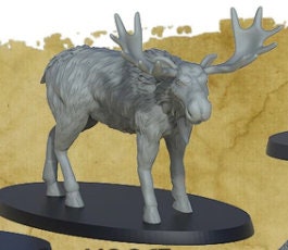 Moose - ideal for Dungeons and Dragons and other Tabletop RPGs/Wargaming/D&D