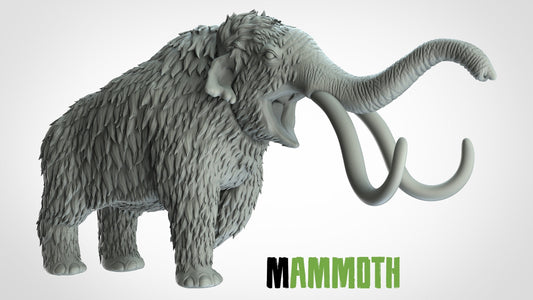 Mammoth Miniature - ideal for Dungeons and Dragons and other Tabletop RPGs/Wargaming/D&D